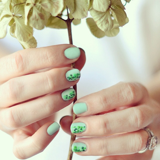 st patrick's day nails