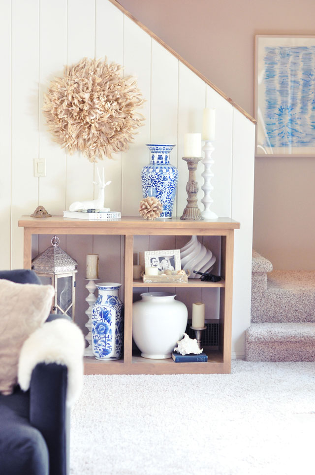 stairwell shelves