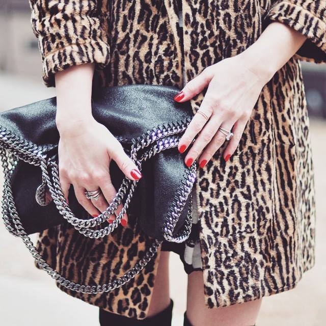 stella mccartney falabella bag_leopard print coat