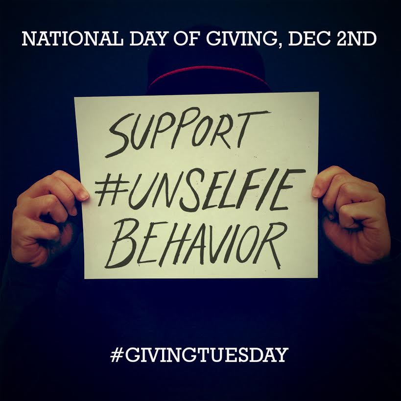 Giving Tuesday #UNselfie support