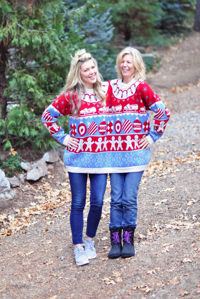 ugly holiday sweater-two headed holiday sweater