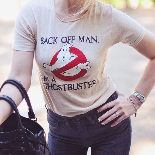 vintage ghostbusters tshirt