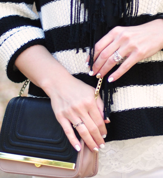 white nails for winter