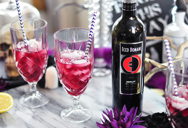 wine cocktails for Halloween