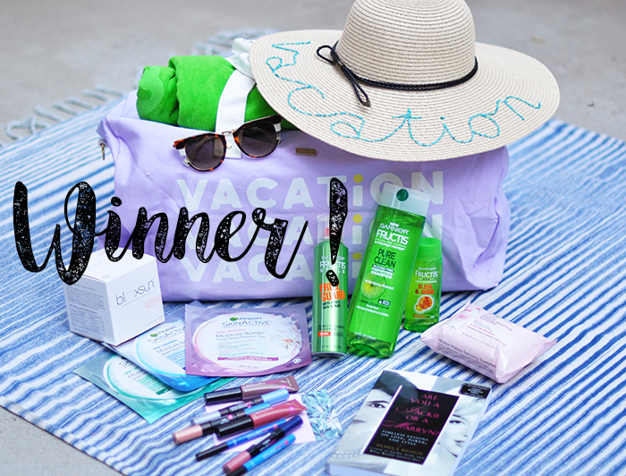 blogger giveaways - summer giveaway winner